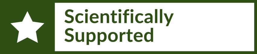 Evidence Rating Icon - Scientifically Supported